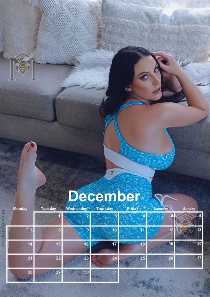 Angela White Sexiest Women Calendar 2026-2027 Iconic Photo 2D Product - photo 13
