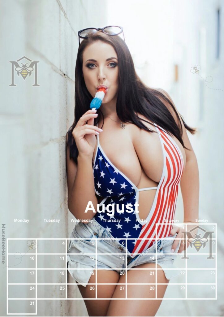 Angela White Sexiest Women Calendar 2026-2027 Iconic Photo 2D Product - photo 9