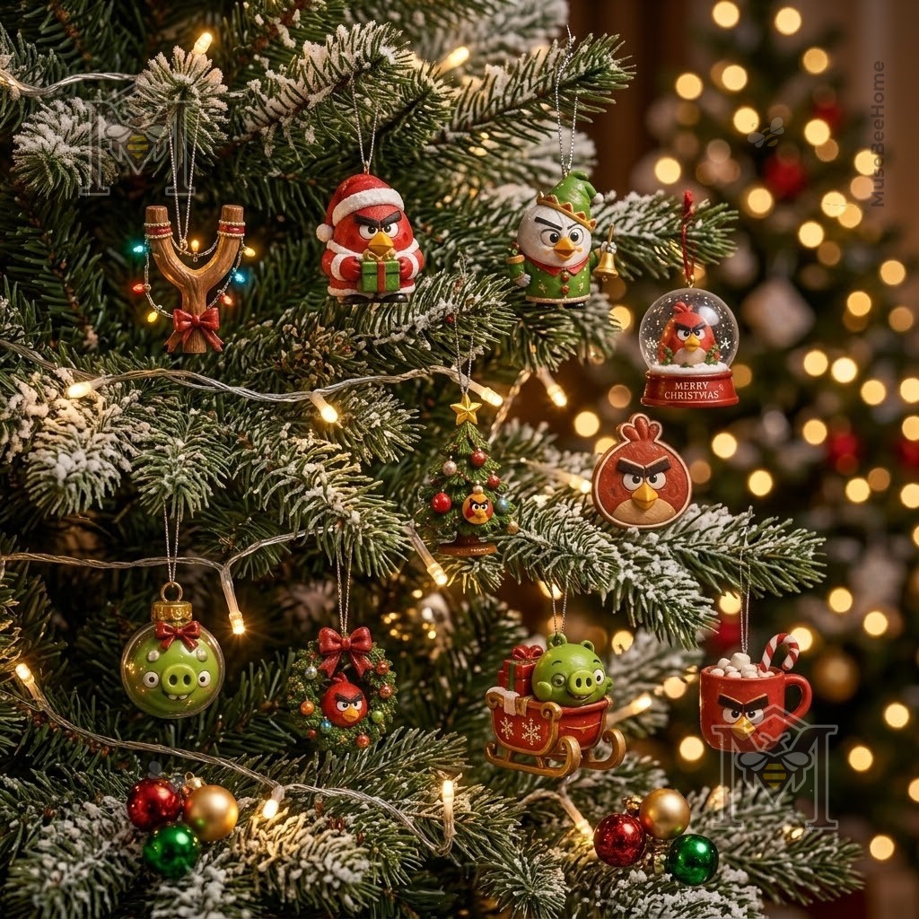 Angry Birds Christmas 2026 Advent Calendar - close-up of the top right showing '2026' and characters