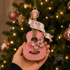 Dolly Parton 1946-2026 Memorial Ornament - collection view with memorial lettering