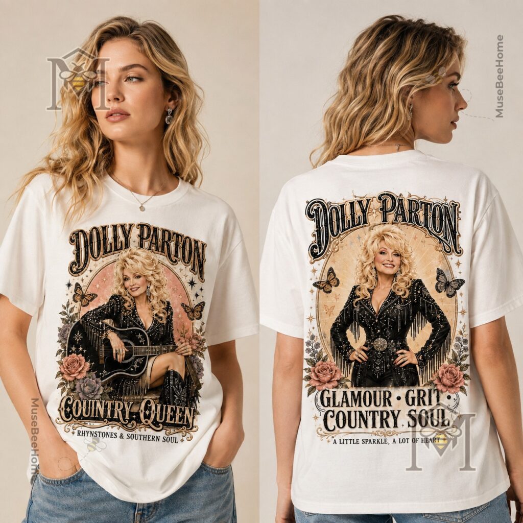 Dolly Parton Country Queen Rhinestones and Southern Soul T-Shirt - photo 3