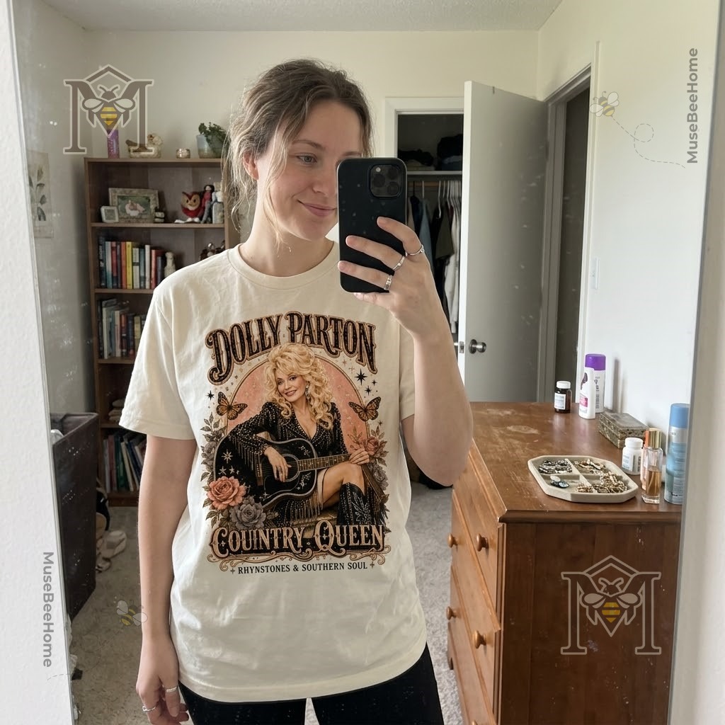 Dolly Parton Country Queen Rhinestones and Southern Soul T-Shirt - photo 4