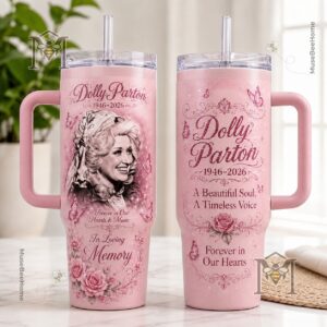 Dolly Parton Memorial 1946-2026 Tumbler with Handle - photo 2