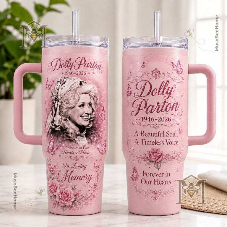 Dolly Parton Memorial 1946-2026 Tumbler with Handle - photo 2