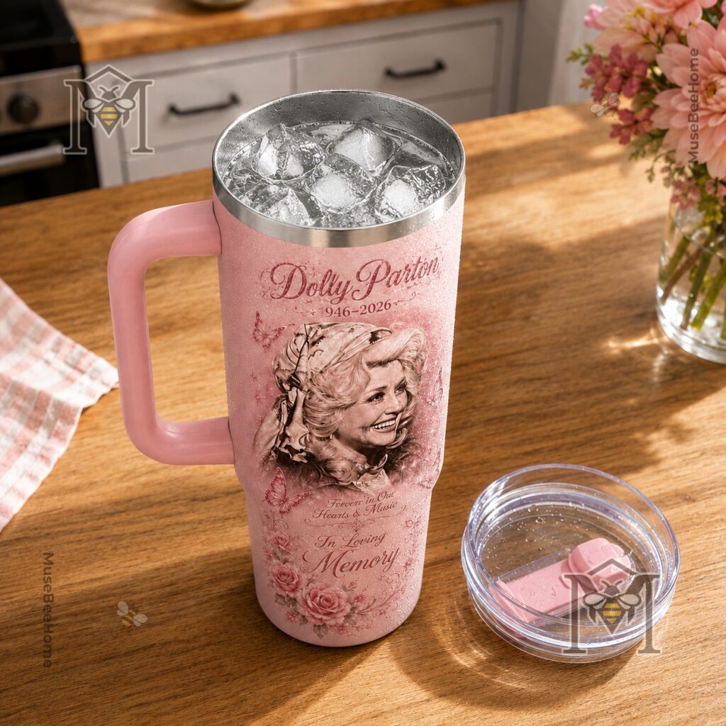 Dolly Parton Memorial 1946-2026 Tumbler with Handle - photo 3