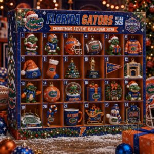 Florida Gators NCAA 2026 Champions Christmas Advent Calendar - full display