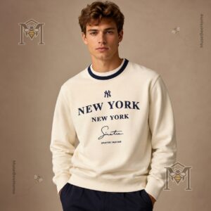 Frank Sinatra New York Yankees MLB 2026 sweatshirt with black leather gloves