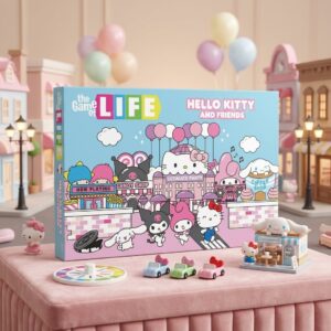 Hello Kitty and Friends The Game of Life Board Game - full product display