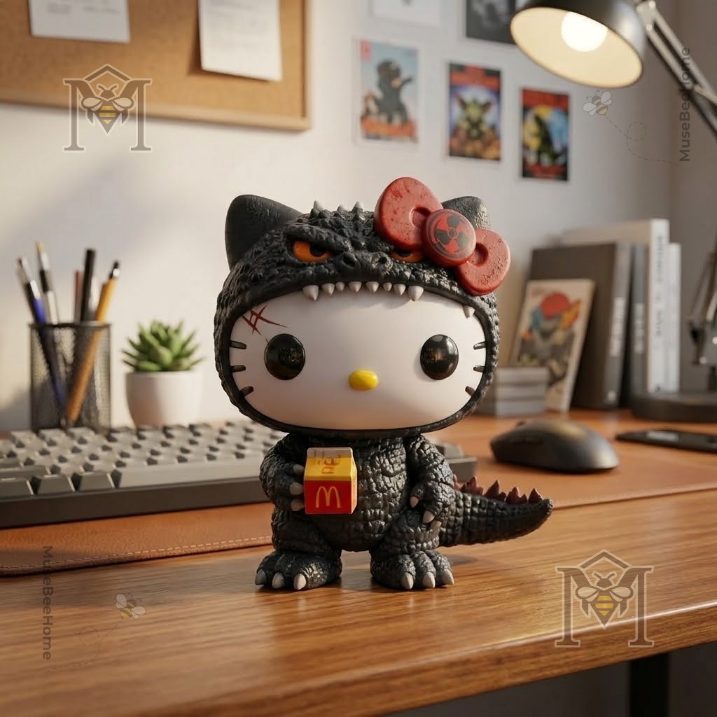 Hello Kitty Godzilla McDonald's Funko Pop Vinyl Figure
