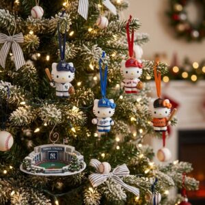 Hello Kitty MLB Advent Calendar 2026 - calendar box with top row of figurines