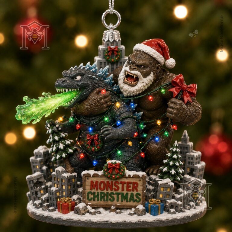 Kaiju King vs Kong Monster Christmas Ornament 2026 - photo 2