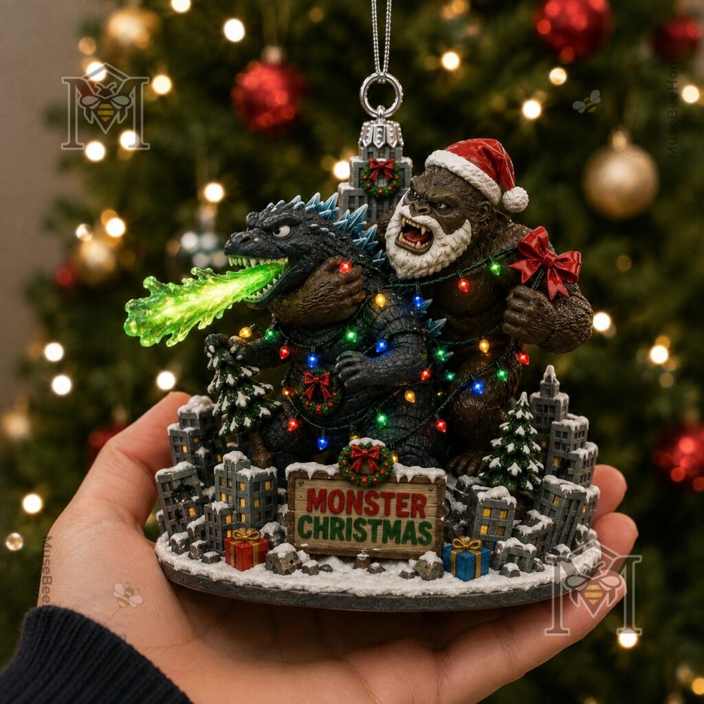 Kaiju King vs Kong Monster Christmas Ornament 2026 - photo 4