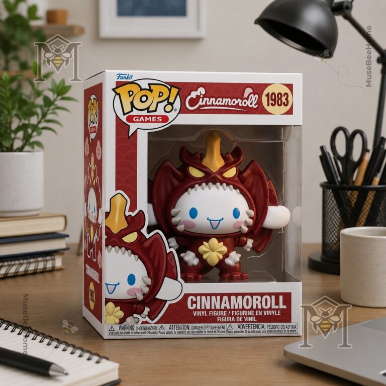 McDonald’s x Hello Kitty Cinnamoroll x Destoroy Ah Funko Pop Vinyl Figure - close-up of the Funko Pop logo