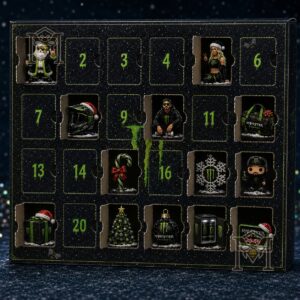 Monster Energy Christmas 2026 Advent Calendar - box with Santa and early calendar items