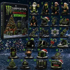 Monster Energy Christmas 2026 Advent Calendar - full set with box and all 24 items
