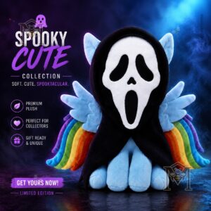 My Little Pony Rainbow Dash Ghostface Spooky Cute 2026 Halloween Plush Toy - front view