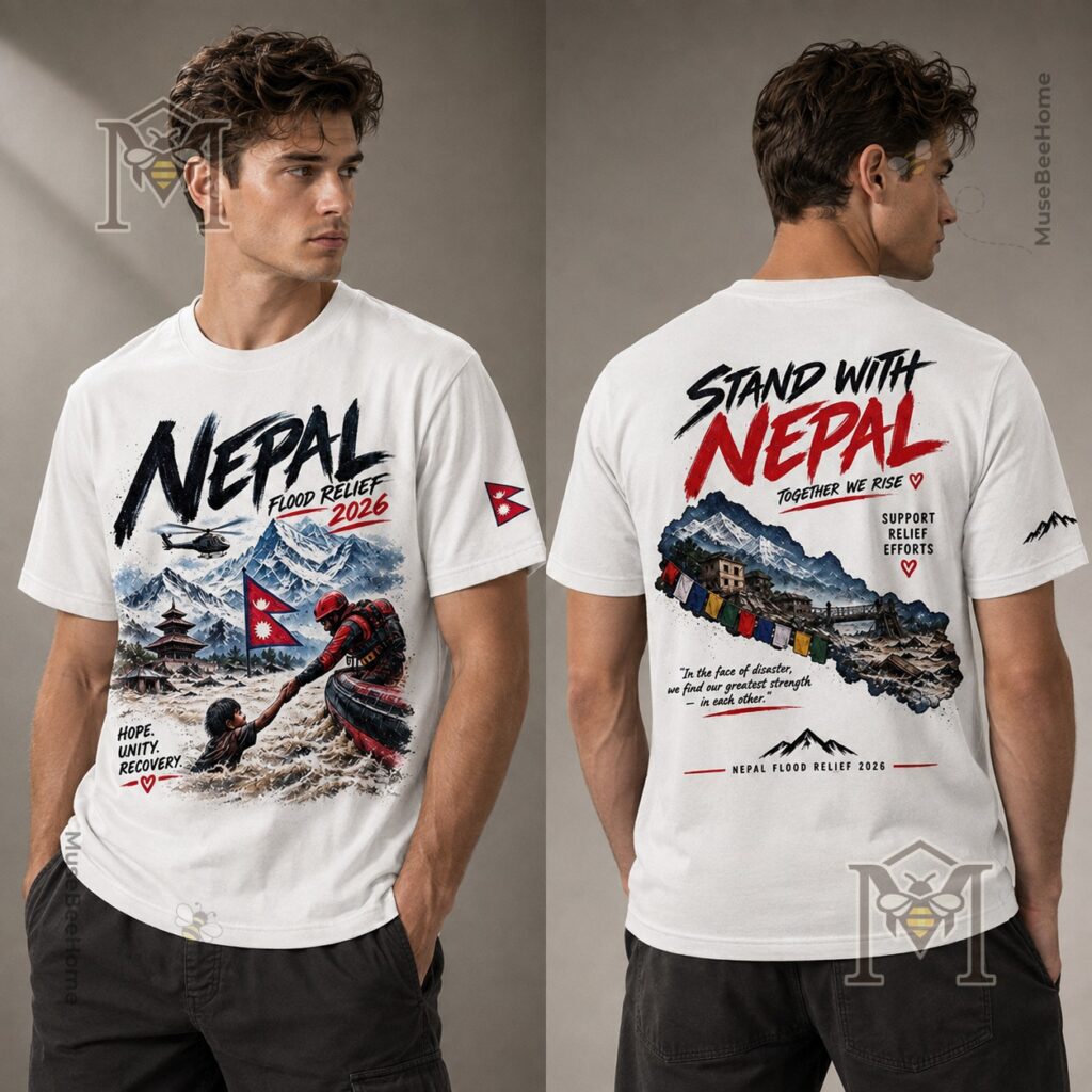 Nepal Flood Relief 2026 Stronger Together T-Shirt - photo 2