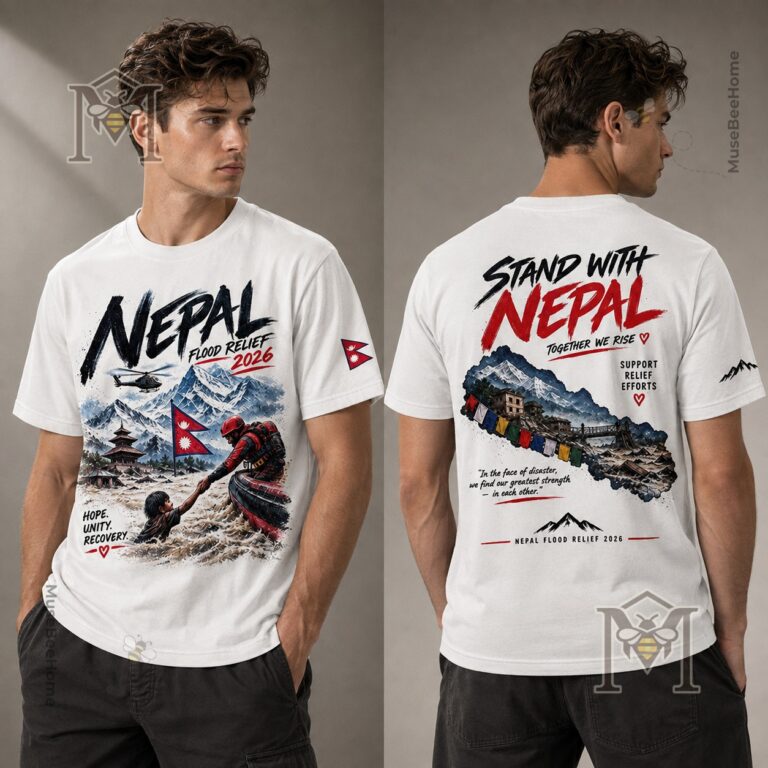 Nepal Flood Relief 2026 Stronger Together T-Shirt - photo 2
