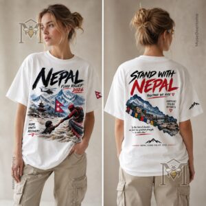 Nepal Flood Relief 2026 Stronger Together T-Shirt - photo 4