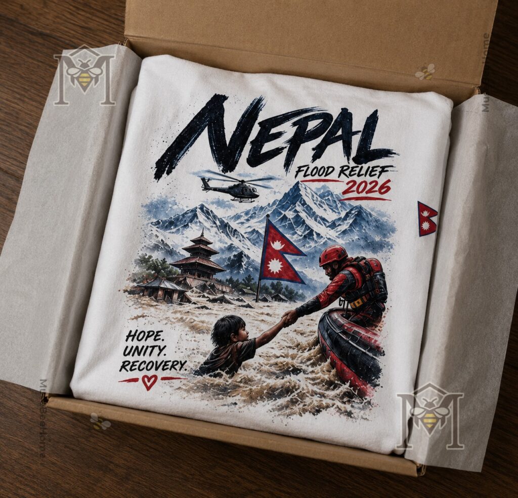 Nepal Flood Relief 2026 Stronger Together T-Shirt - photo 5