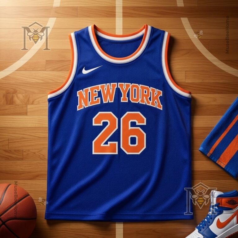Nick Jonas New York Knicks Number 26 Basketball Jersey - photo 2