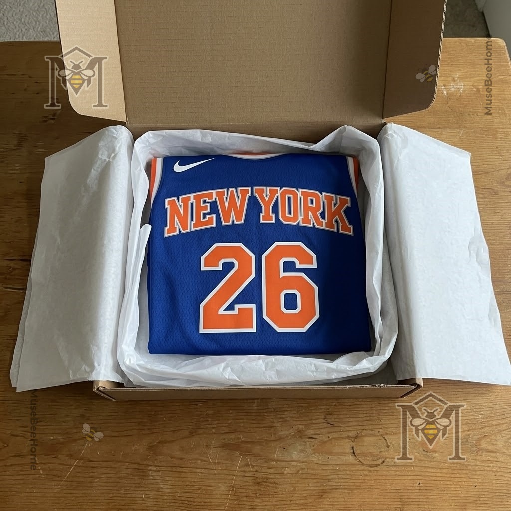 Nick Jonas New York Knicks Number 26 Basketball Jersey - photo 4