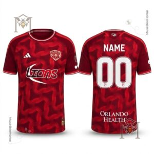 Orlando City SC Adidas 2026 Archive On-Field Custom Soccer Jersey - close-up of front details
