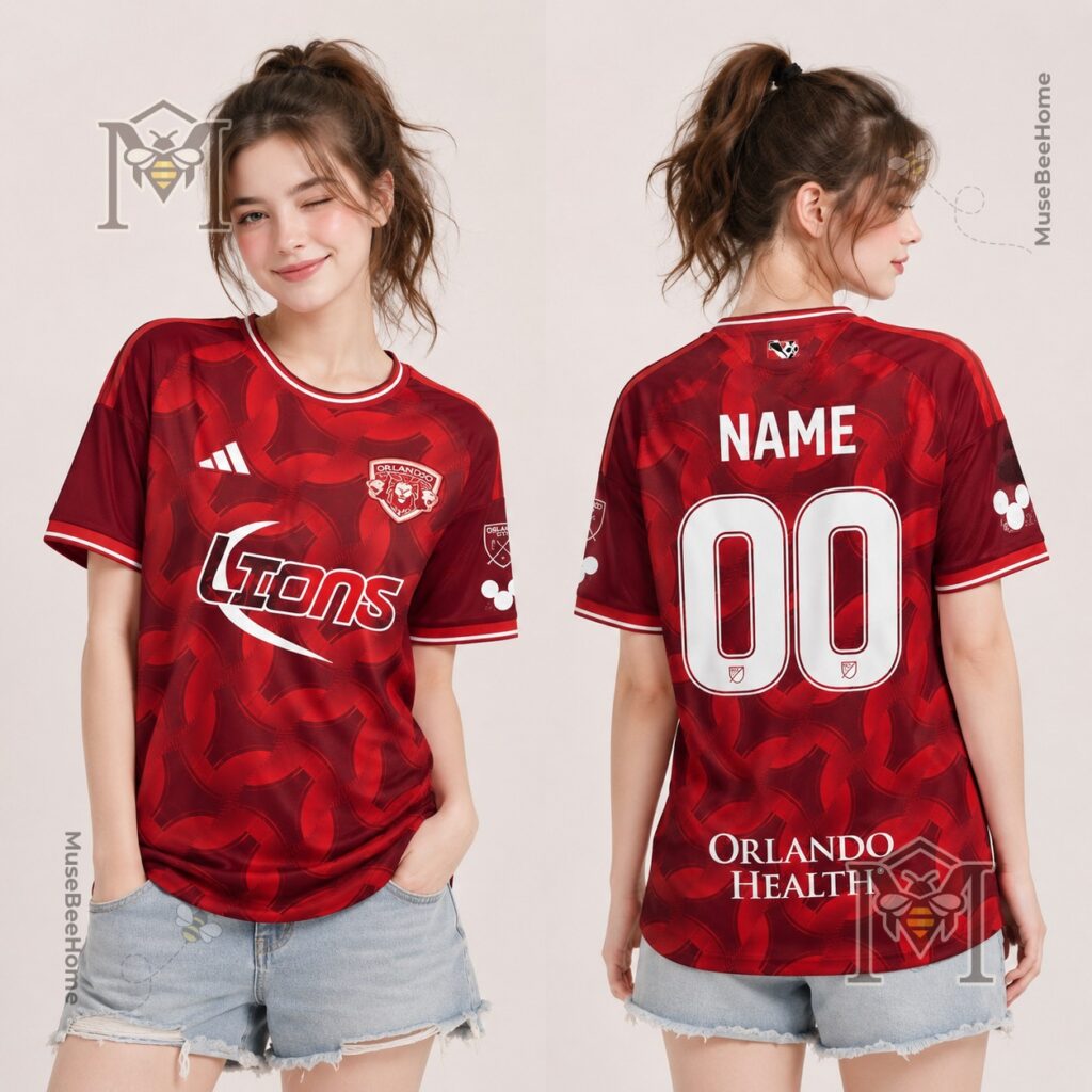 Orlando City SC Adidas 2026 Archive On-Field Custom Soccer Jersey - close-up of back customization