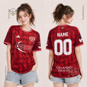 Orlando City SC Adidas 2026 Archive On-Field Custom Soccer Jersey - close-up of back customization