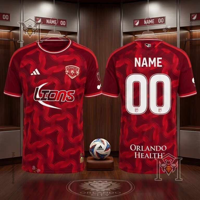 Orlando City SC Adidas 2026 Archive On-Field Custom Soccer Jersey - full front and back view