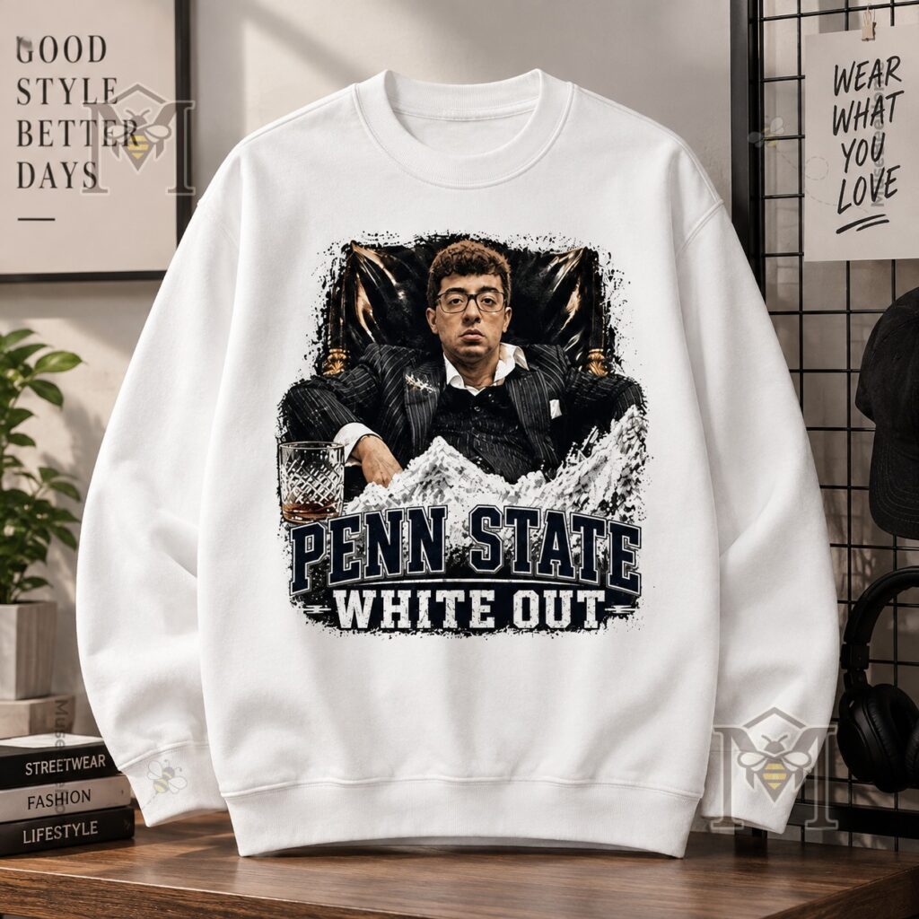 Penn State Nittany Lions Pablo Pledgescobar White Out T-Shirt - photo 2