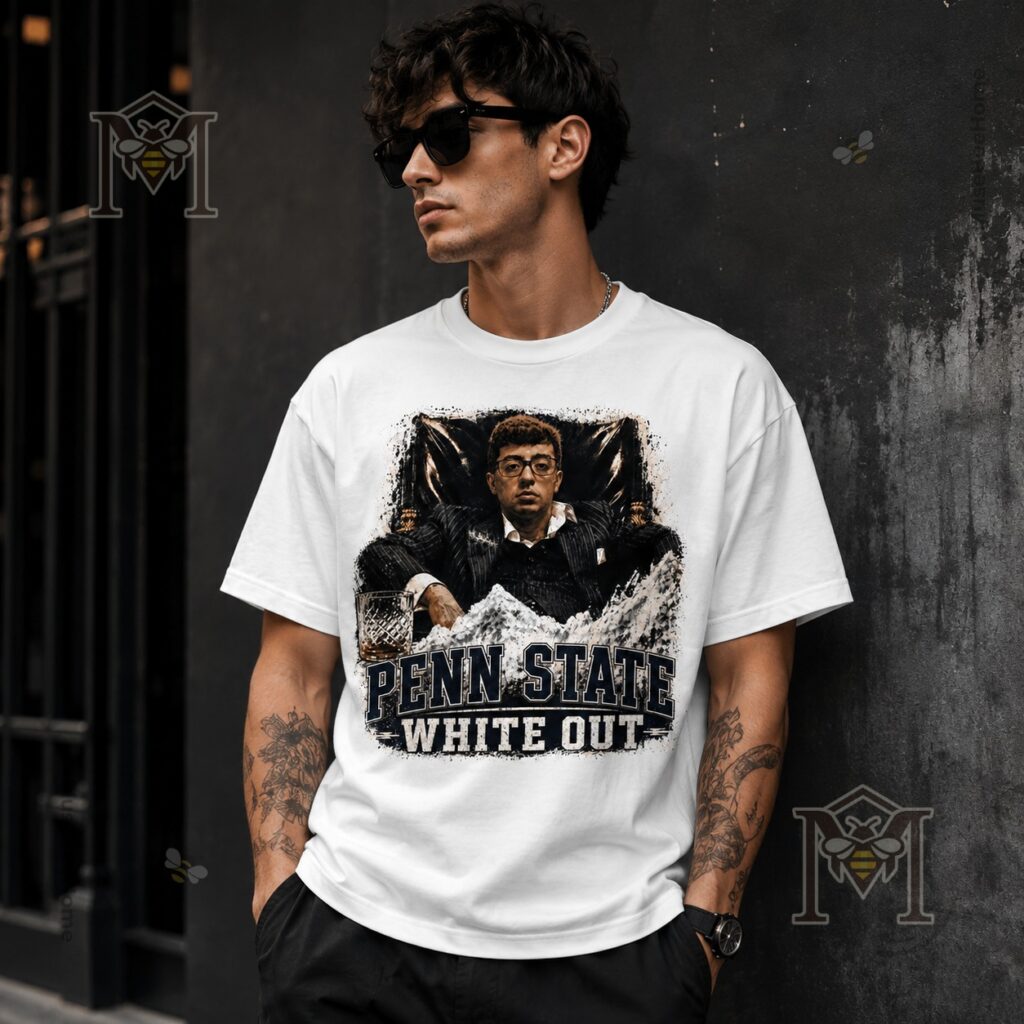 Penn State Nittany Lions Pablo Pledgescobar White Out T-Shirt - photo 4