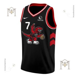Toronto Raptors Kyle Lowry Basketball Jersey - front Raptors graphic