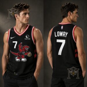 Toronto Raptors Kyle Lowry Basketball Jersey - player wearing jersey