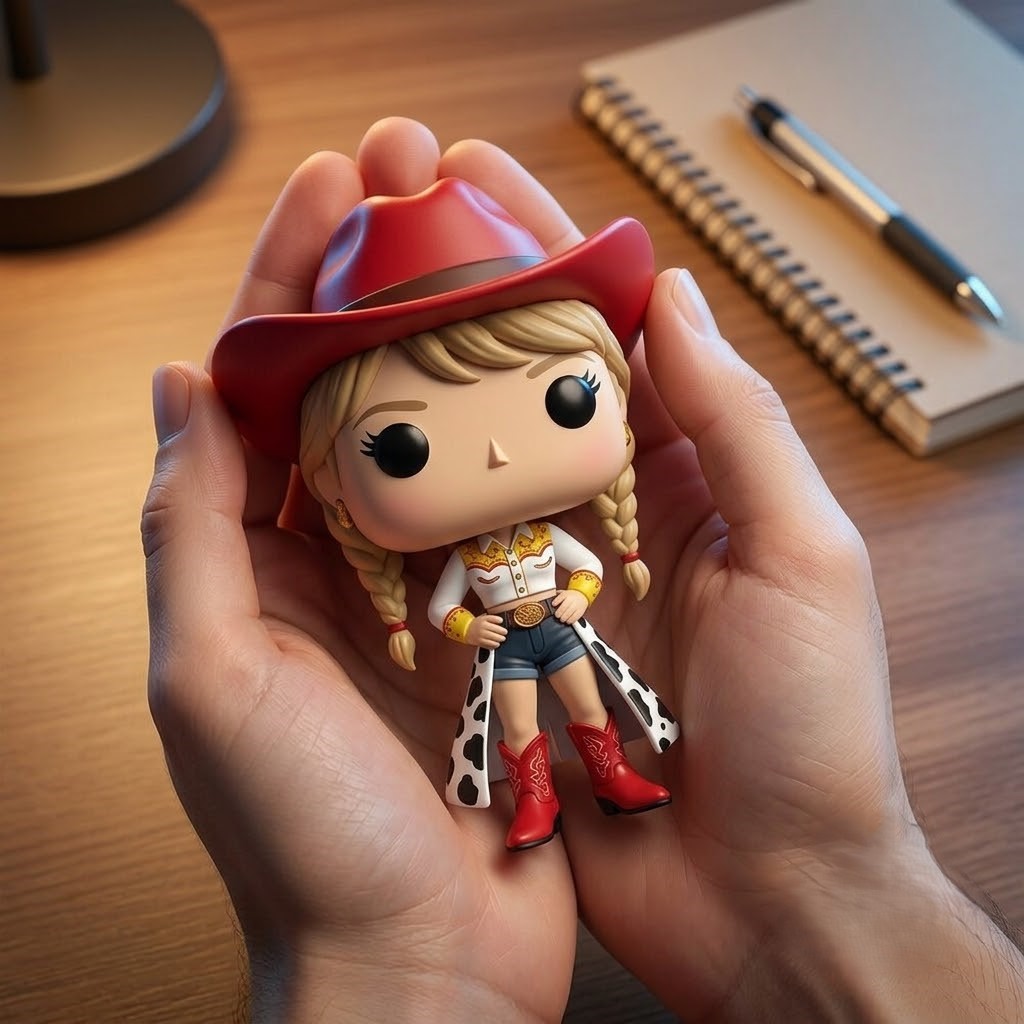 Toy Story Jessie Taylor Swift Cowgirl Funko Pop Figure 2026 - close-up of box top with number 13