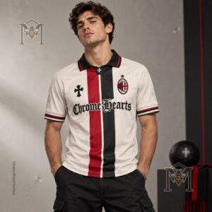 AC Milan Chrome Hearts Polo Jersey Shirt - photo 3