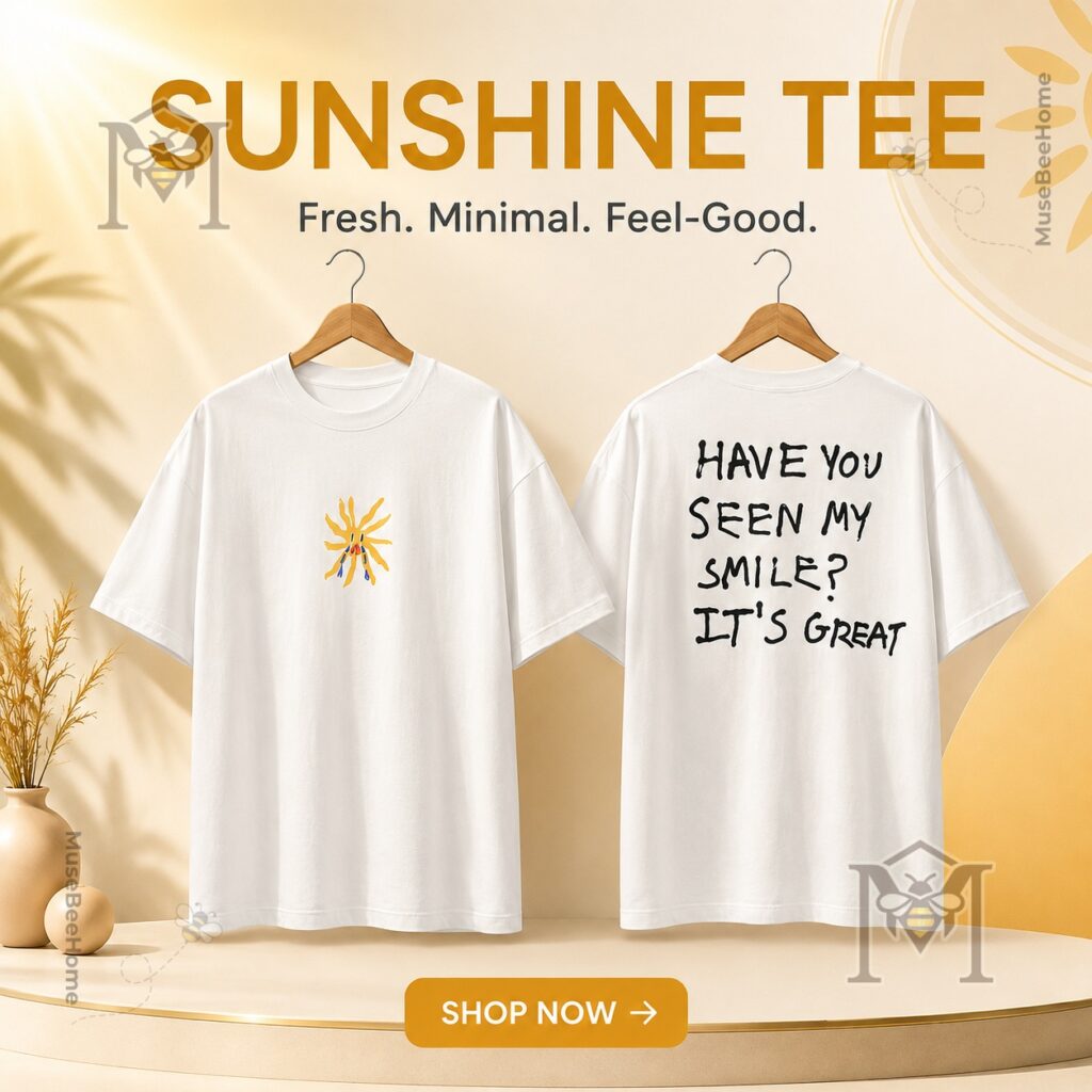 Arda Guler Have You Seen My Smile It's Great T-Shirt - front and back views displayed together