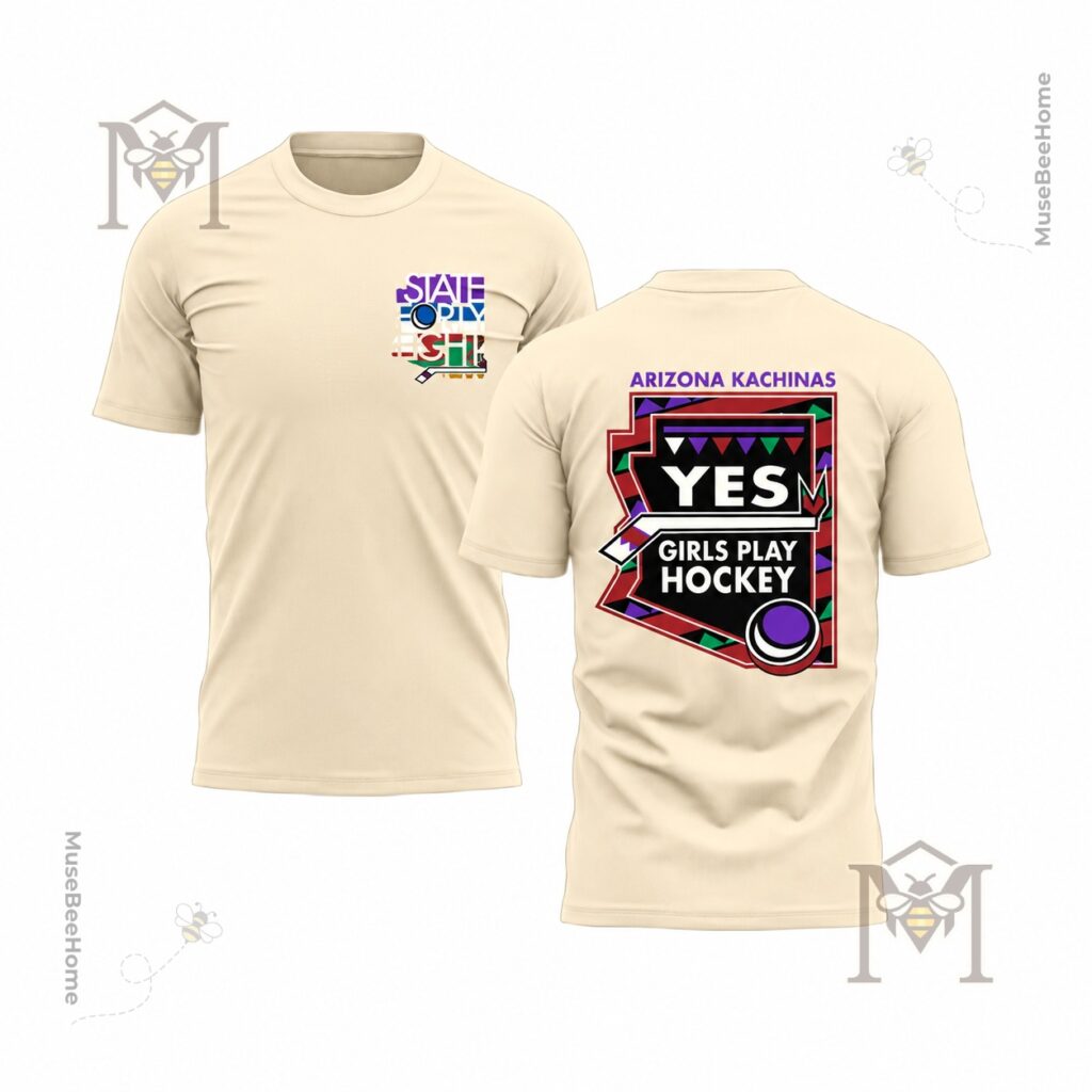 Arizona Kachinas Yes Girls Play Hockey T-Shirt - photo 2