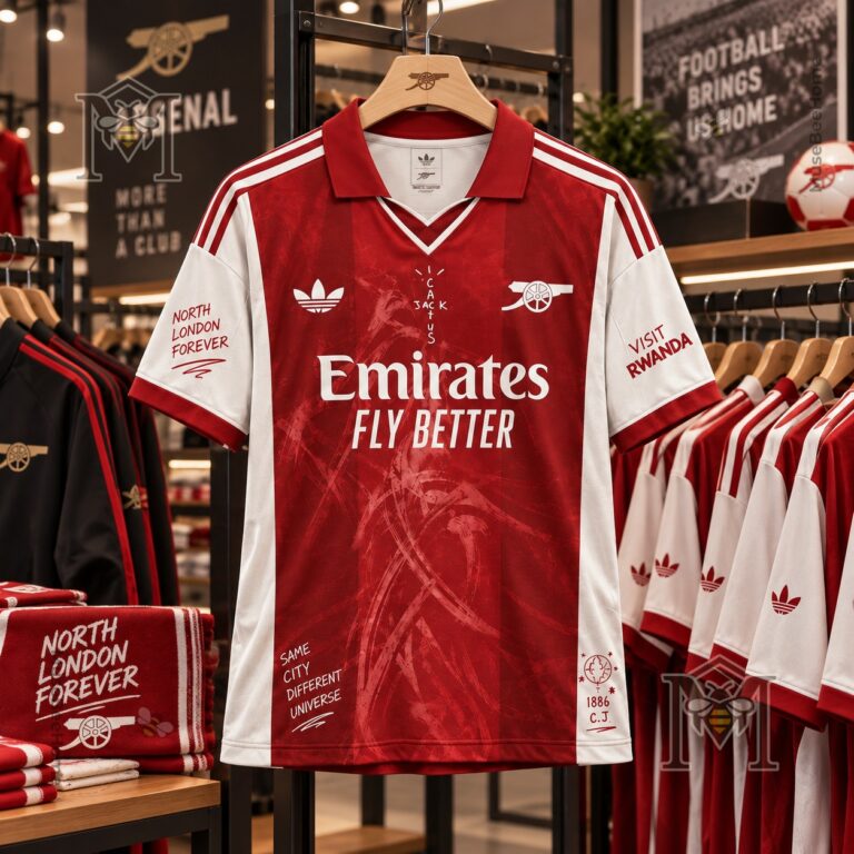 Arsenal Football Club Cactus Jack North London Forever Jersey - front view