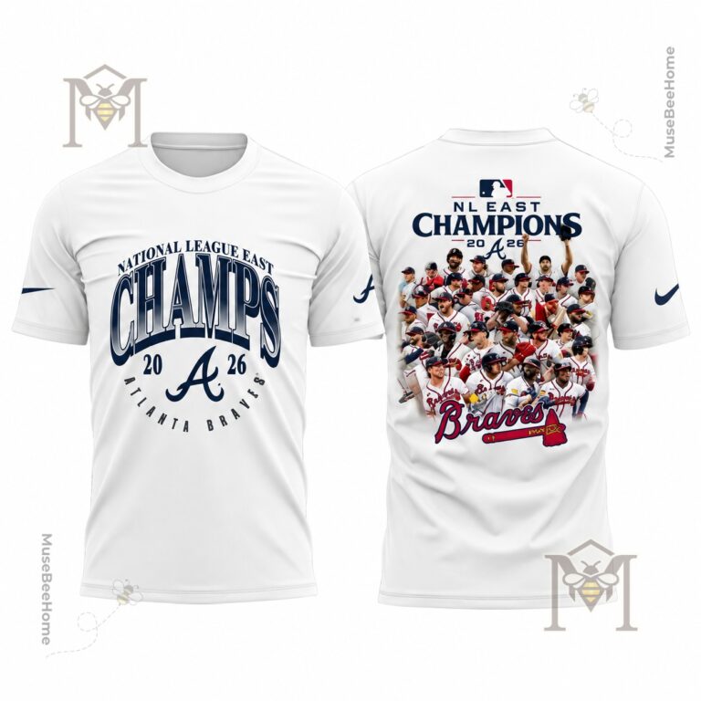 Atlanta Braves 2026 National League East Champions T-Shirt - photo 2