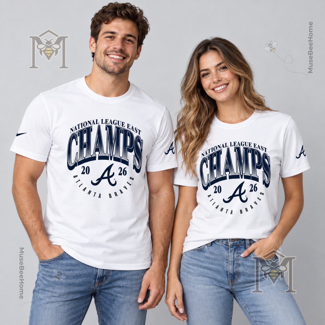Atlanta Braves 2026 National League East Champions T-Shirt - photo 3