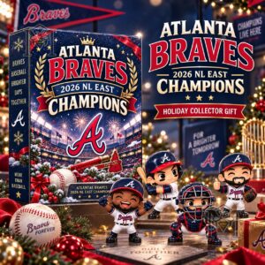 Atlanta Braves 2026 NL East Champions Advent Calendar - front package view