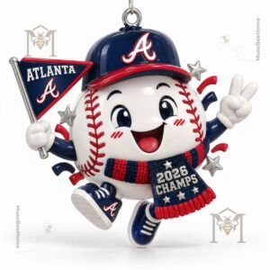 Atlanta Braves 2026 NL East Champions Ornament - photo 3