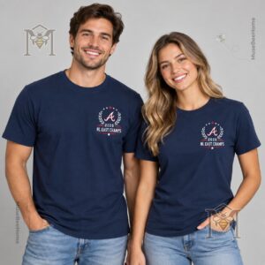 Atlanta Braves 2026 NL East Champions T-Shirt - back baseball championship graphic