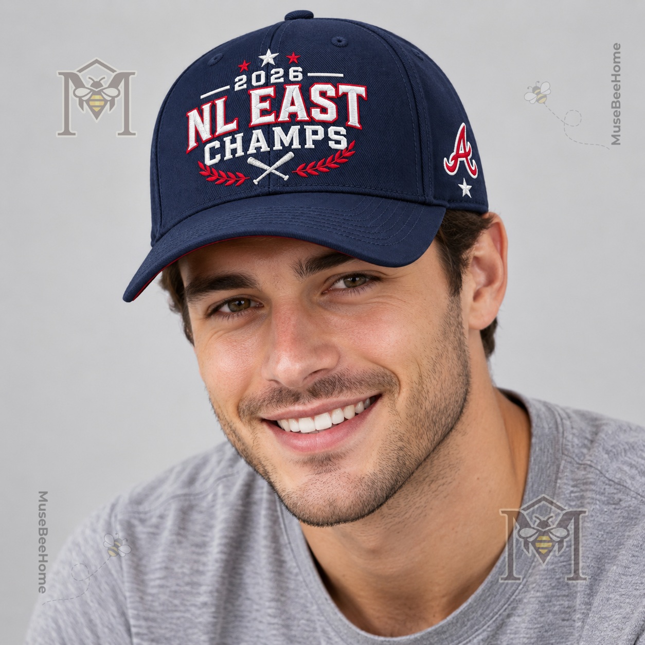 Atlanta Braves 2026 NL East Division Champions Cap - photo 3