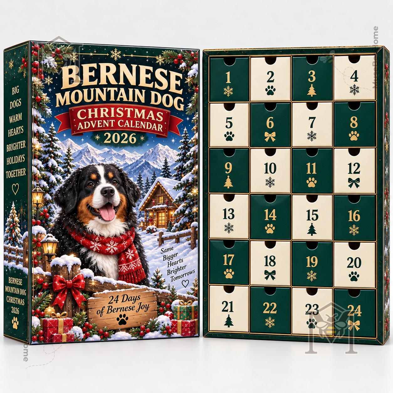 Bernese Mountain Dog Advent Calendar Christmas 2026 - photo 3