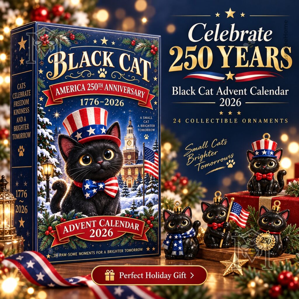 Black Cat America 250th Anniversary 2026 Advent Calendar - front box artwork