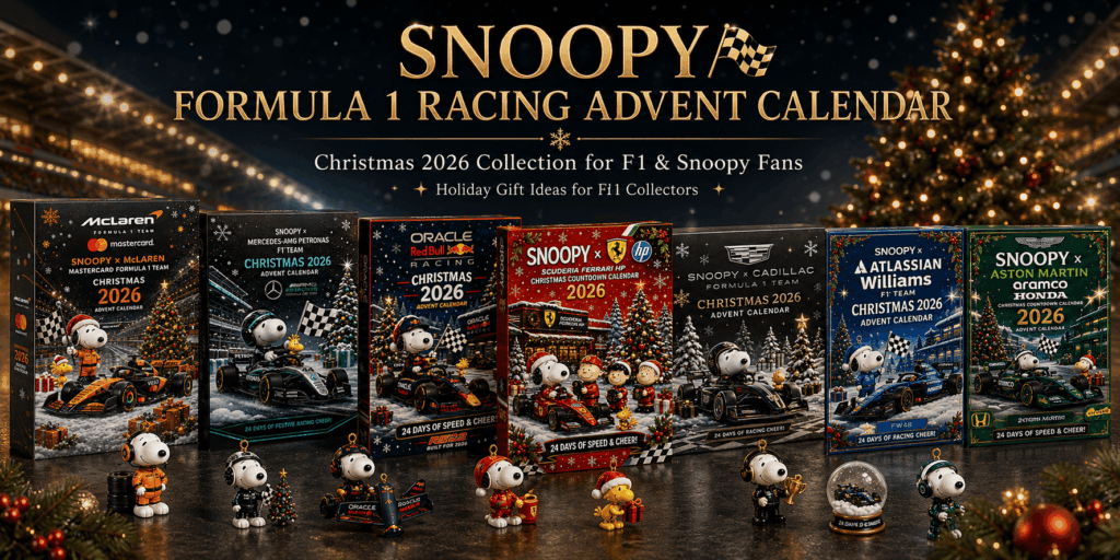 Snoopy Formula 1 Racing Advent Calendar