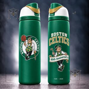 Boston Celtics 80th Anniversary 2026 Water Bottle - photo 2