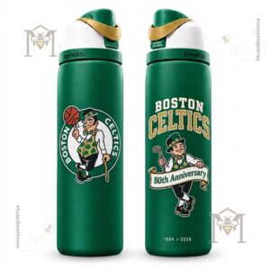 Boston Celtics 80th Anniversary 2026 Water Bottle - photo 4